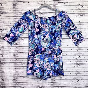 Lilly Pulitzer Margaret Romper Holy Flockamolie